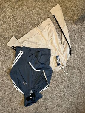 Adidas Jacket Set - Navy & Cream